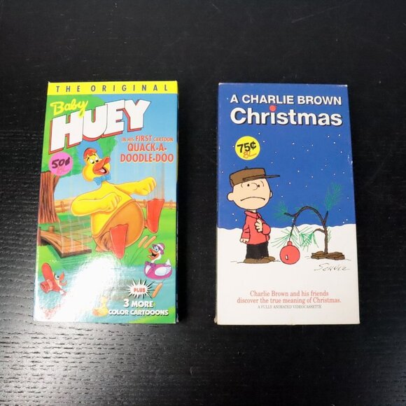 8pc Vintage 90s Classic Childrens Cartoons VHS Lot - Charlie Brown, Shari Lewis - Picture 6 of 9